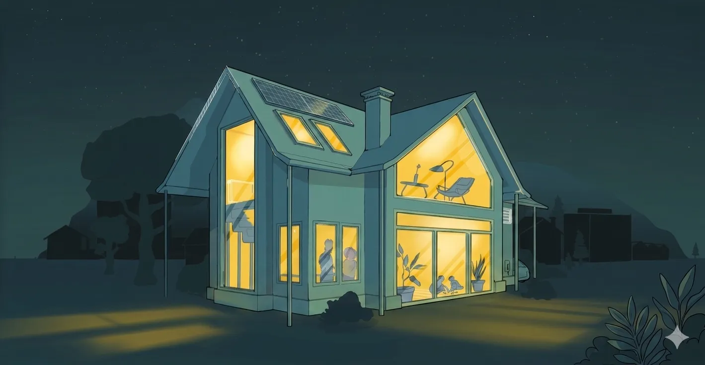 Einfamilienhaus mit energetischer Sanierung